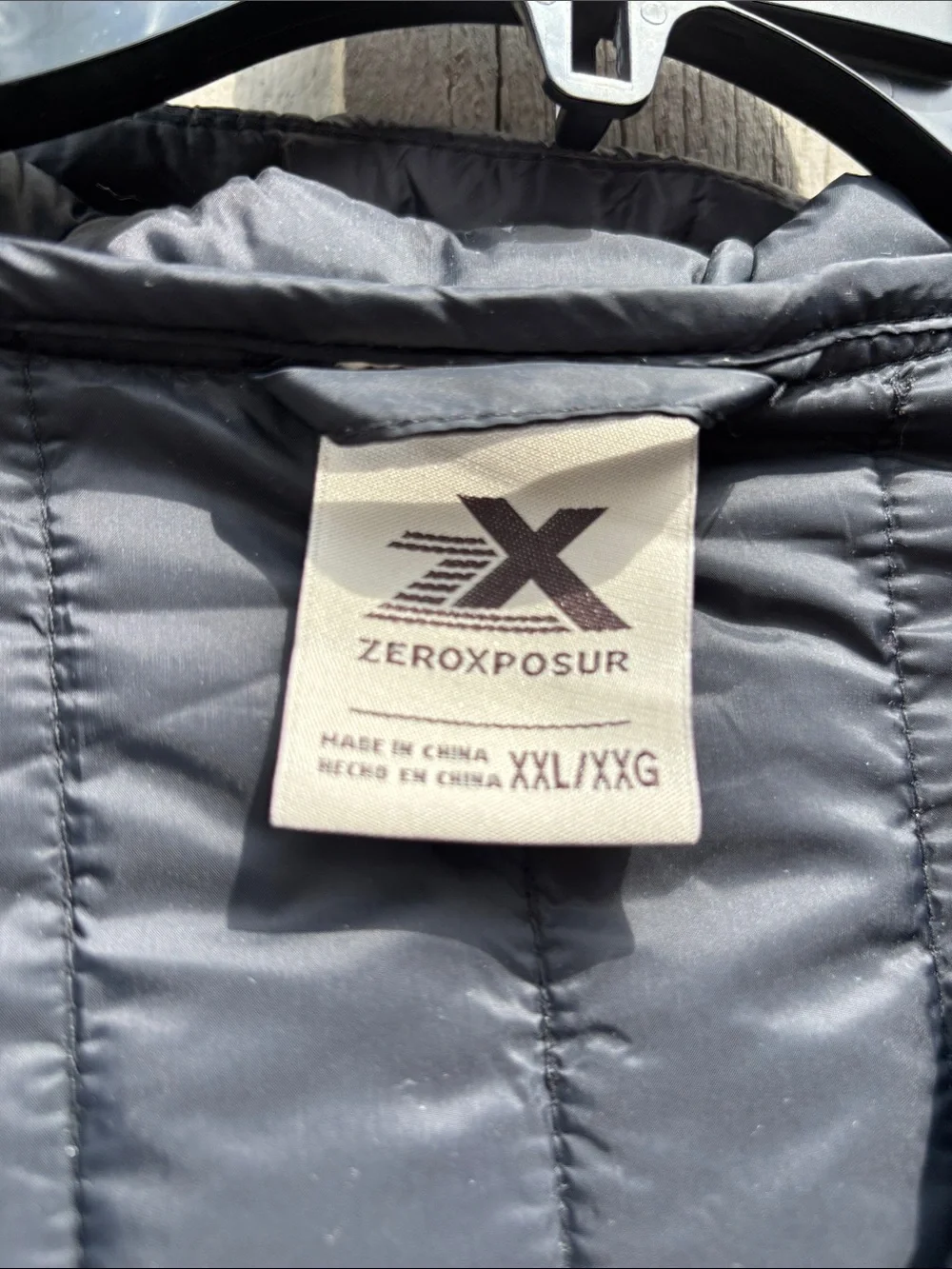 ZeroXPosur  Hooded Puffer Jacket for Women Black Size XXL